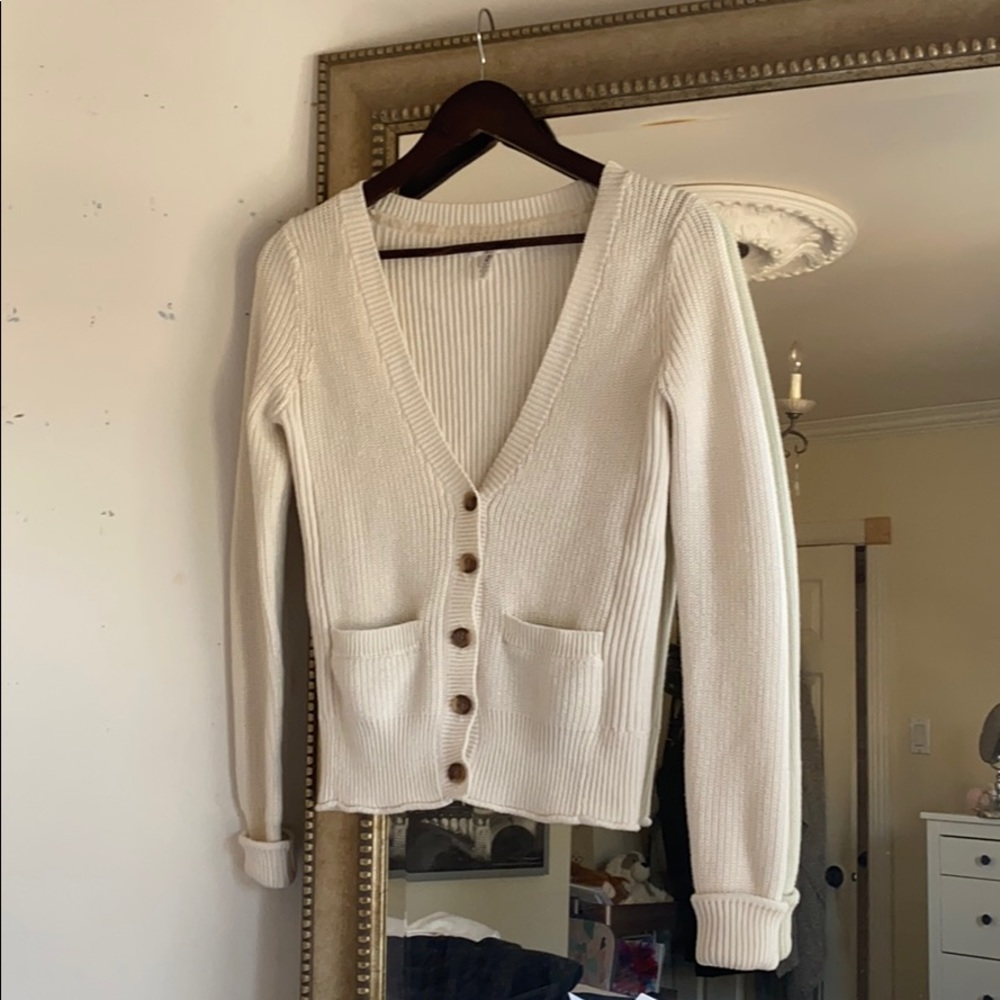 Cream cardigan